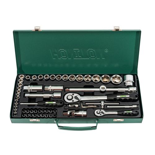 HONITON Sada hlavic 1/4”-1/2” 59 dílů