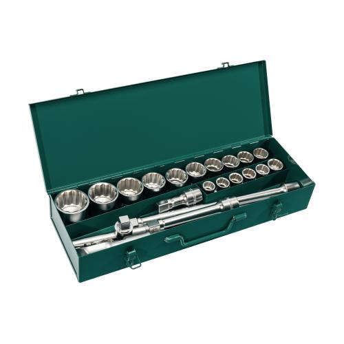 HONITON Sada dvanáctihranných hlavic 3/4” 21 dílů