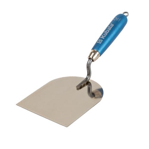 KUBALA Lžíce štukatérská nerezová, dřevěná rukojeť | 100 mm