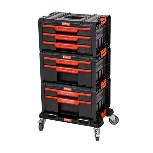 QBRICK Sada plastových boxů na nářadí QBRICK PRO Drawer Workshop SET 1 | 525x345x885 mm