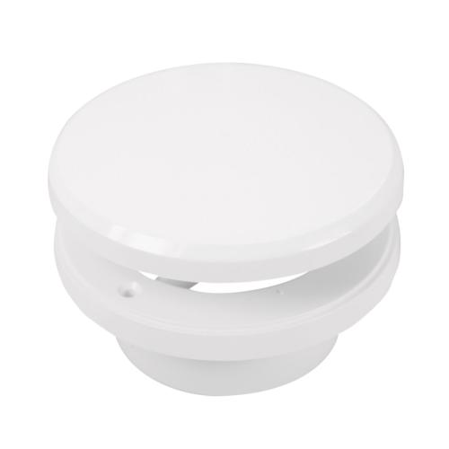HACO Talířový ventil bílý s regulací, průměr 125 mm