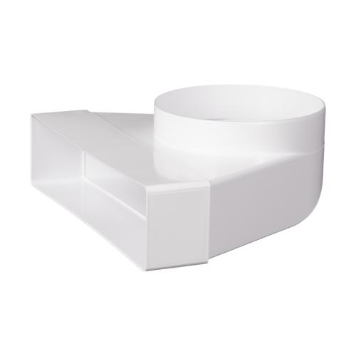HACO Přechodový kus koleno CKZ | 125/220x55 mm