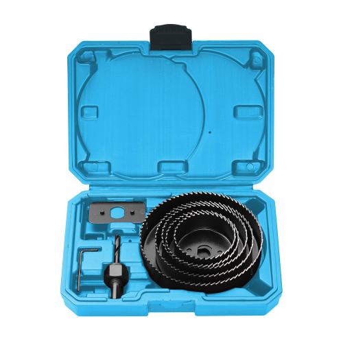 XTLINE Sada vykružovacích korunek 8 dílů | 51-102 mm, plastový box