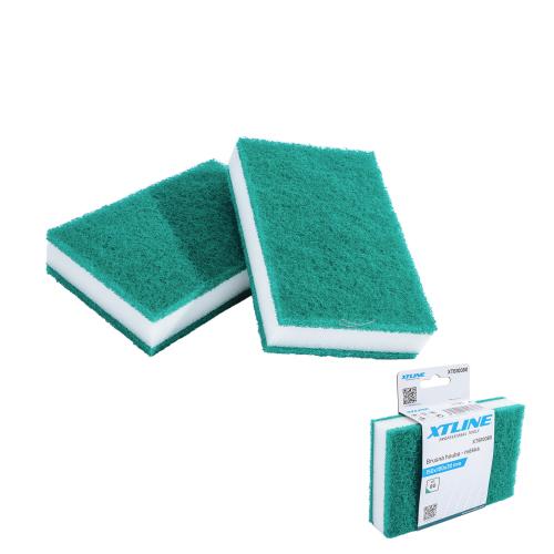 XTLINE Brusná houba měkká | 150x100x30 mm, zr. 80