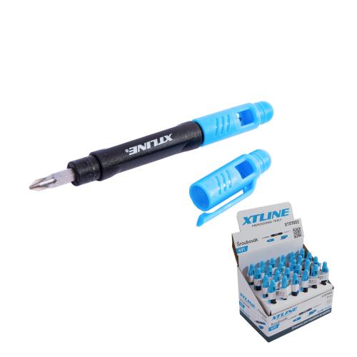 XTLINE Šroubovák 4V1, PL3-PH0 / PL4-PH1, 1bal/24ks (balení 24 ks)