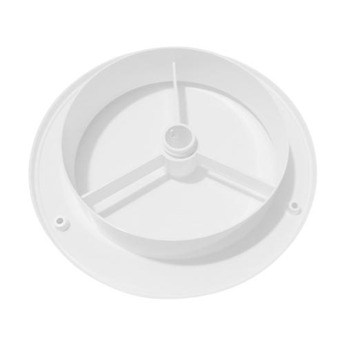 HACO Talířový ventil bílý s regulací | 150 mm