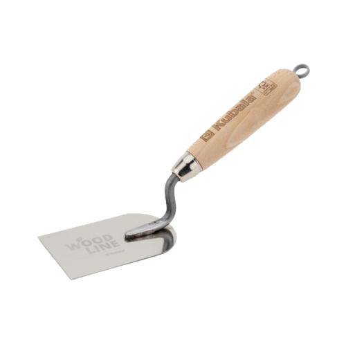 KUBALA Lžíce štukatérská nerezová, dřevěná rukojeť WOOD LINE | 80 mm