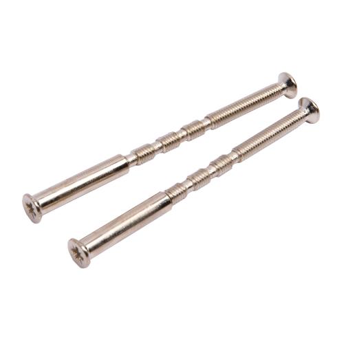 TRITOOLS Šroub spojovací na kliky nikl, dlouhý štít