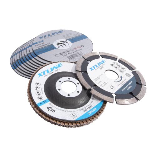 XTLINE Set řezných a brusných kotoučů | 115 mm
