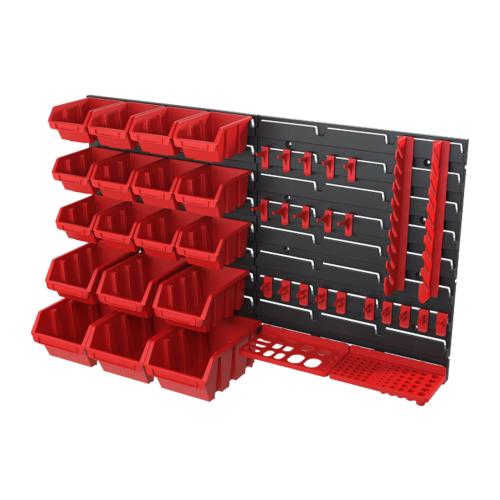 QBRICK Nástěnný regál s boxy "SET 6" | 400x160x360 mm