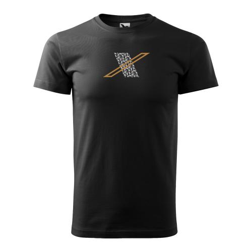 XTLINE Triko unisex černé XTLINE (X) | velikost L