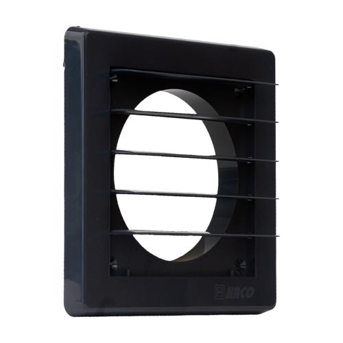 HACO Mřížka větrací gravitační antracit G/125 | 175x175 mm