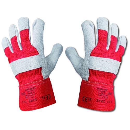 Rukavice Eider-EGON Red - podšívka v dlani | velikost 11" (balení 12 ks)
