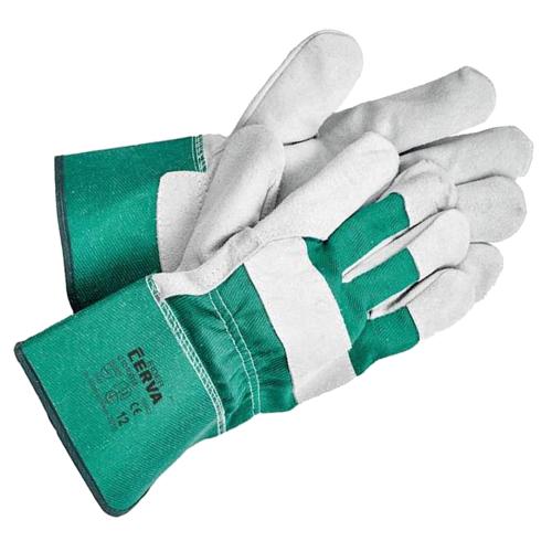 Rukavice Eider-EGON zelené - podšívka v dlani | velikost 12" (balení 12 ks)