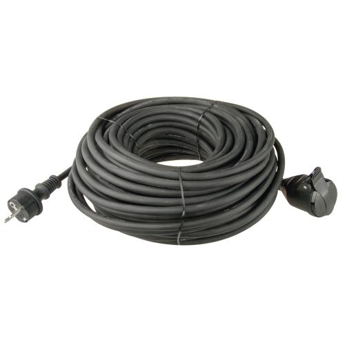 Prodlužovací gumový kabel 1 zásuvka | 230 V / 20 m