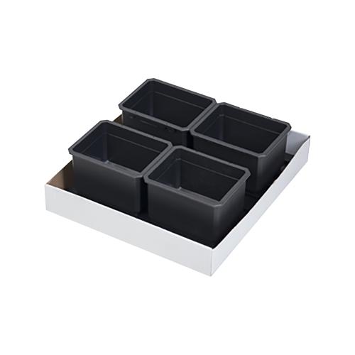 QBRICK Sada organizérů 145x115x100 mm pro PROFI Qbrick 5 dílů