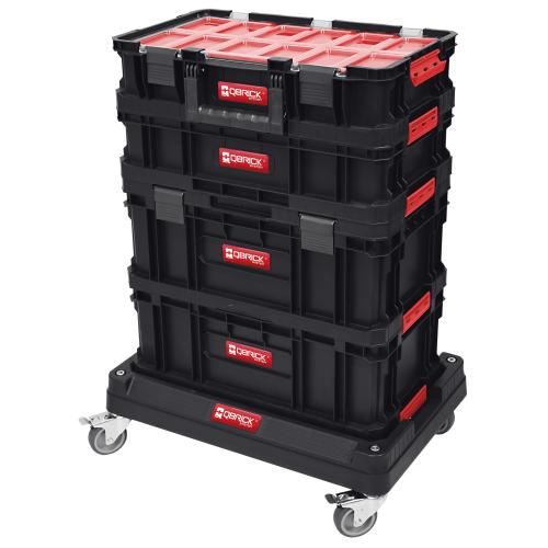 Set boxů Qbrick TWO Cart s podvozkem 7v1 595x395x825 mm