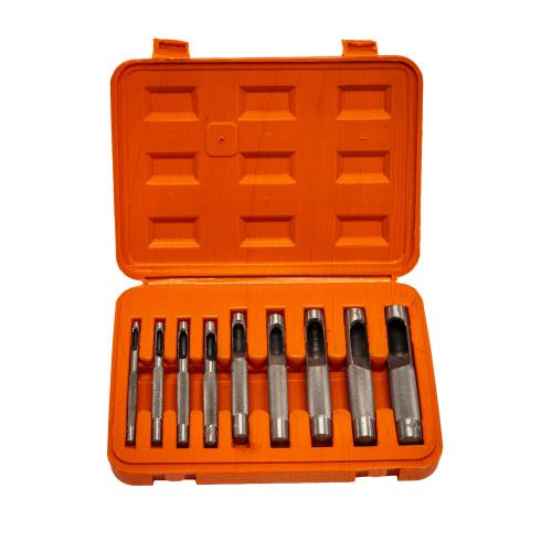 XTLINE Sada děrovačů 9 dílů | 3-12 mm, plastový obal