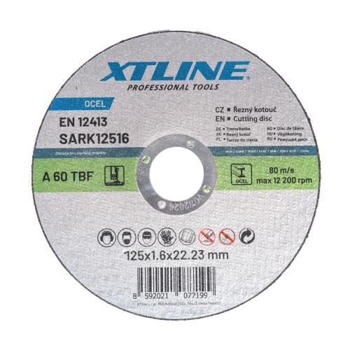 XTLINE Kotouč řezný na ocel | 150x1,6x22,2 mm