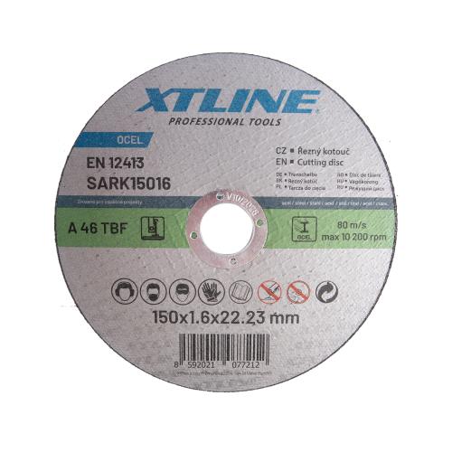XTLINE Kotouč řezný na ocel | 150x2,0x22,2 mm