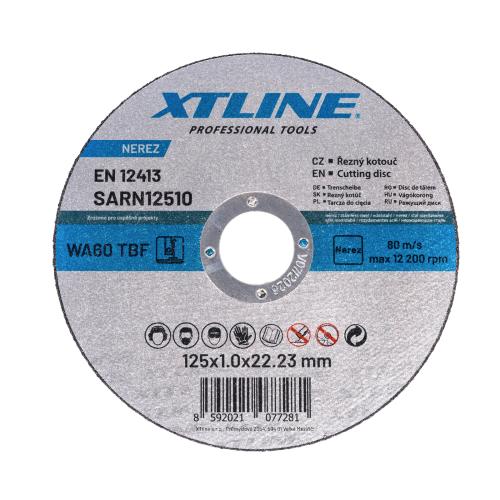 XTLINE Kotouč řezný na ocel / nerez | 115x1,6x22,2 mm