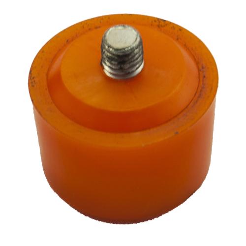 XTLINE Náhradní plastové koncovky k dřevěné paličce | oranžová 40 mm (měkká)