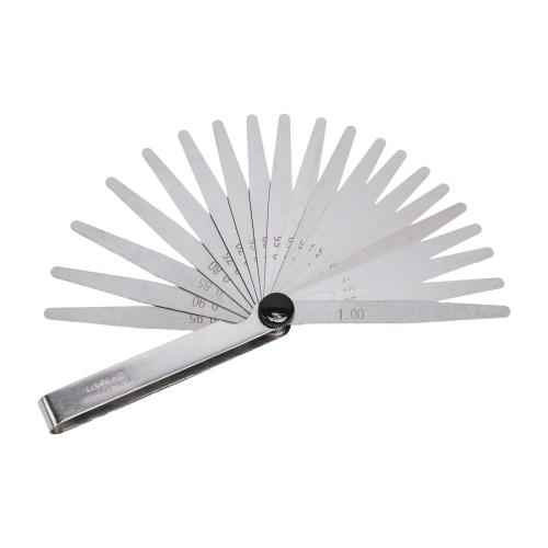 XTLINE Listové měrky | 0,05-1 mm, 20 dílů