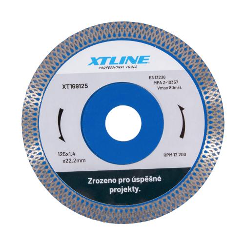 XTLINE Kotouč diamantový turbo | 115x1,4x10x22,2 mm