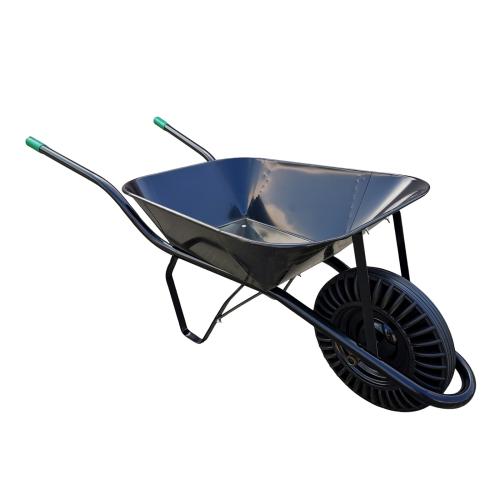 Kolečko stavební, plná pryž, pevná osa - složené | 60 l