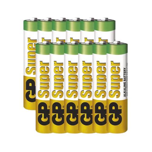 GP alkalická baterie SUPER AAA (LR03) 1bal/12ks