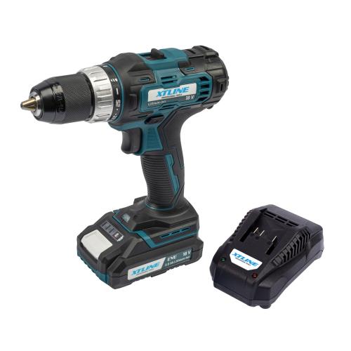 XTLINE Aku vrtačka 18 V, 40 Nm + 1 baterie 2.0 Ah + nabíječka 2.4 A